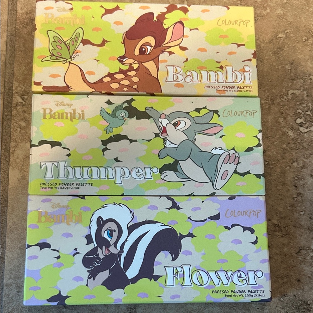 ColourPop Bambi Collection Eyeshadow Trio